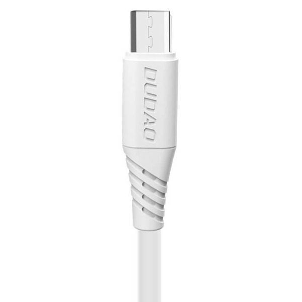 Dudao USB / micro USB pikalatauskaapeli 5A 1m valkoinen L2M 1m valkoinen White