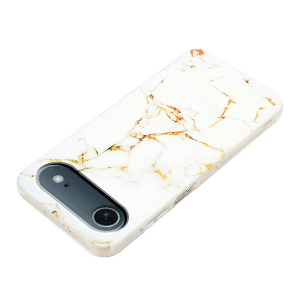 Mobilskal till iPhone Air Marble Pattern Painted TPU - Vit Vit