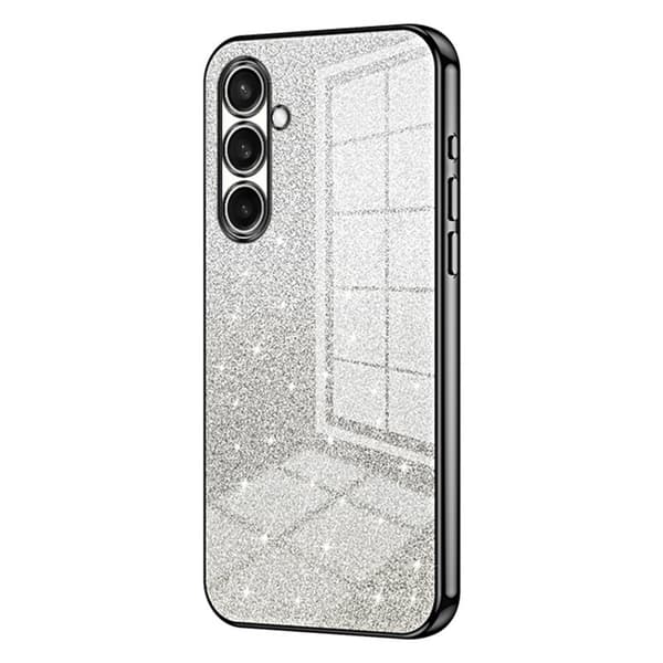 Mobilskal för Samsung Galaxy S26 Elektroplätering Glitter TPU - Svart