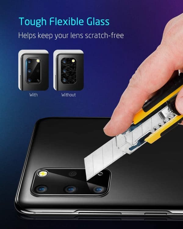Kameralinsskydd till Samsung Galaxy S20 Plus Transparent