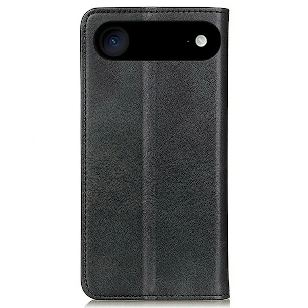iPhone Air Plånboksfodral Äkta läder - Svart Svart