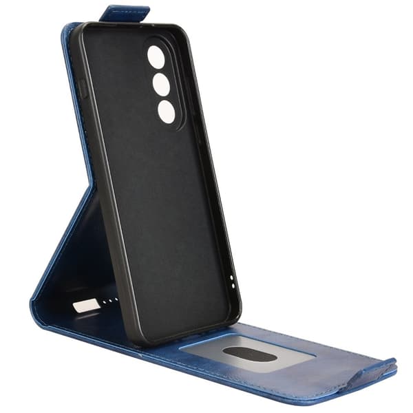 OnePlus Nord 5 Plånboksfodral Vertical Flip Läder - Mörkblå Blå