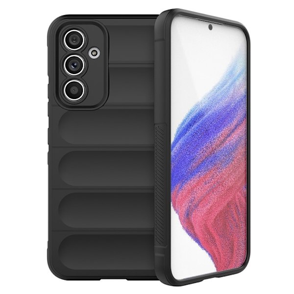 Galaxy A34 5G Mobilskal Rugged Flexible TPU - Svart Svart