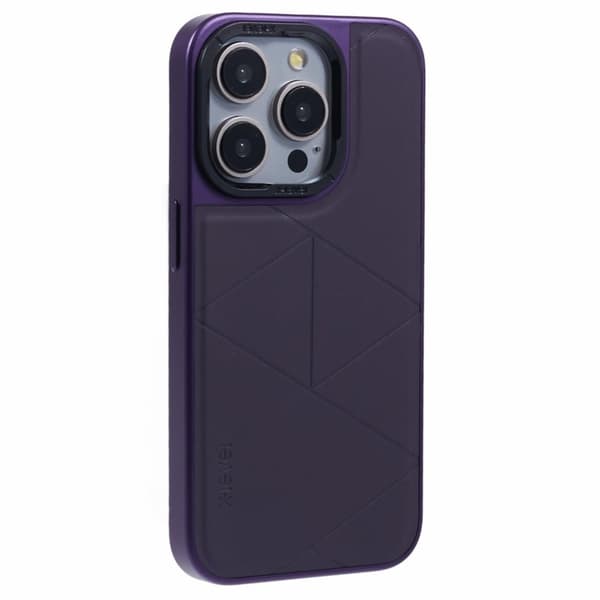 X-LEVEL Mobilskal till iPhone 14 Pro Max Anti-drop Geometrisk Lila