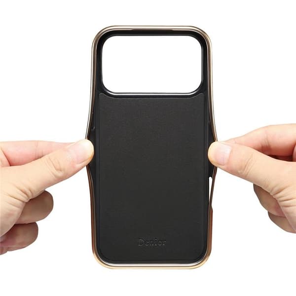 DENIOR Mobilskal till iPhone 17 Pro Max Äkta Läder - Lila Lila