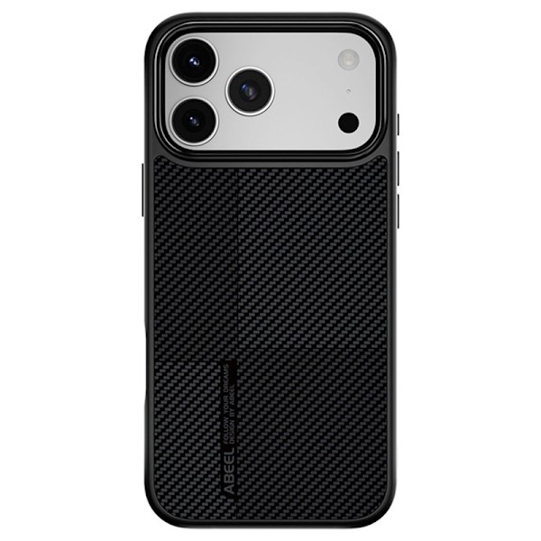 ABEEL CF-Lyocell Mobilskal till iPhone 17 Pro Max MagSafe Microfiber Grå