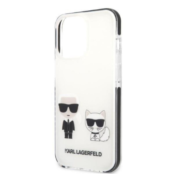 Karl Lagerfeld iPhone 13 Pro Case Karl & Choupette - Hvid