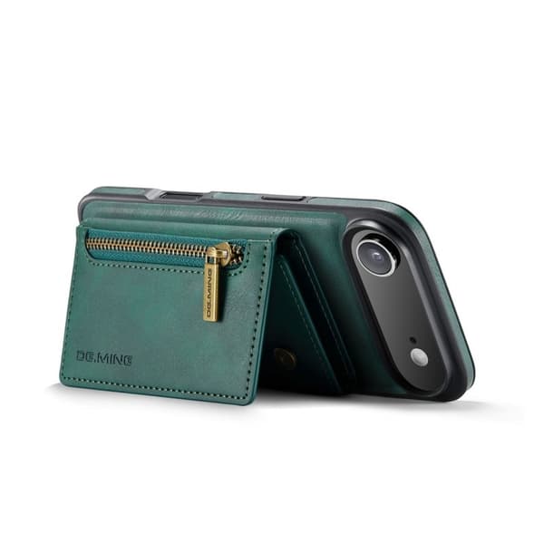DG.MING M5 Series iPhone Air Plånboksfodral Konstläder Magnetiskt Grön