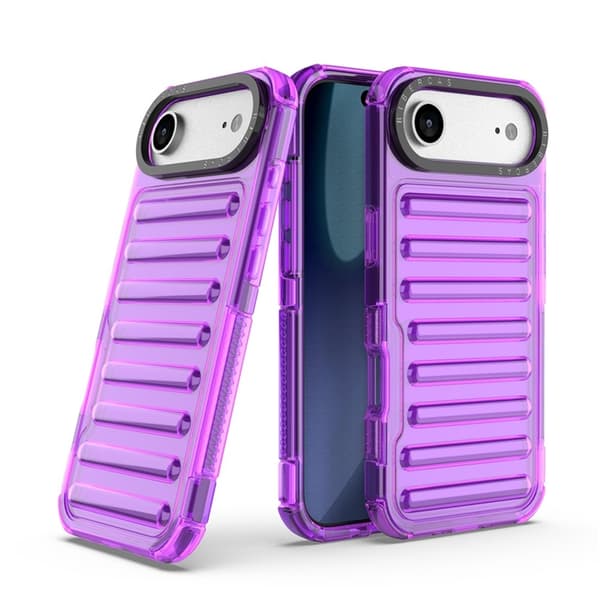 Mobilskal till iPhone Air Stripe Design Detachable - Lila Lila