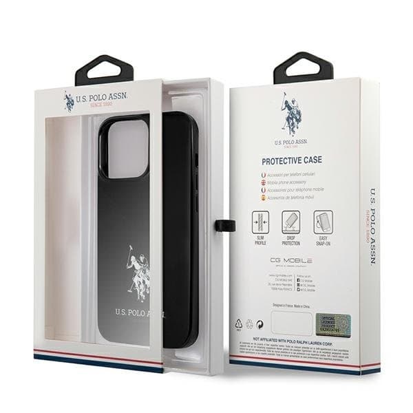 US Polo Horses Logo Cover iPhone 13 Pro Max - Sort Black