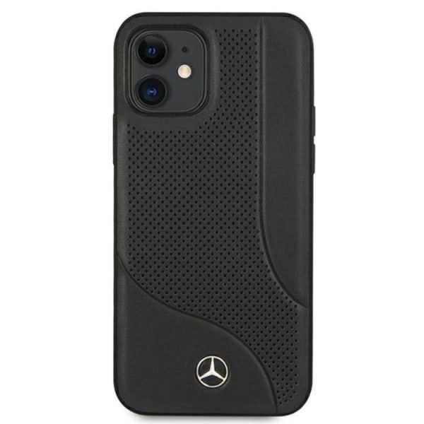 Mercedes iPhone 12 Mini Cover Læder - Sort