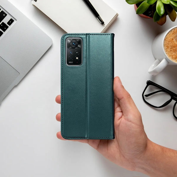 Xiaomi Redmi Note 14 Pro/14 Pro Plus Plånboksfodral Magneto Grön