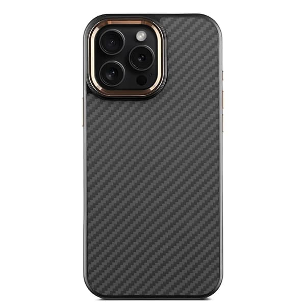 Mobilskal till iPhone 16 Pro Max Magsafe Aramid Fiber - Guld Guld