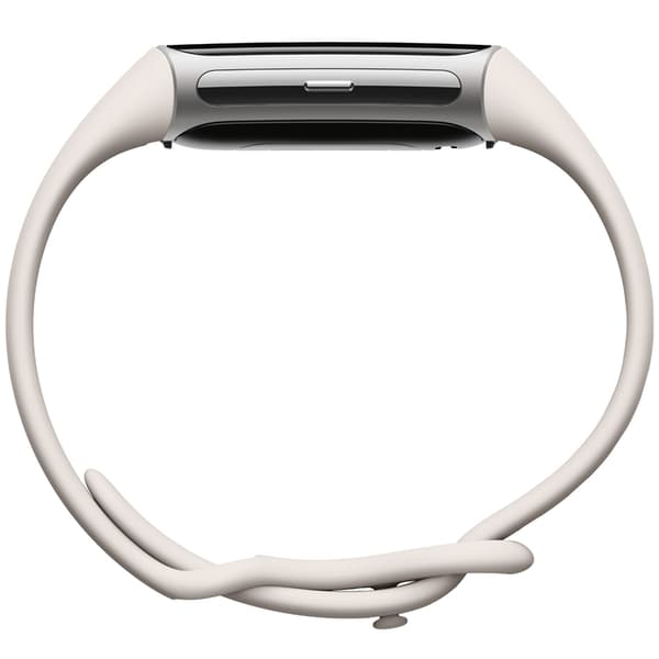 FITBIT Charge 6 Silver Aluminum Case Beige