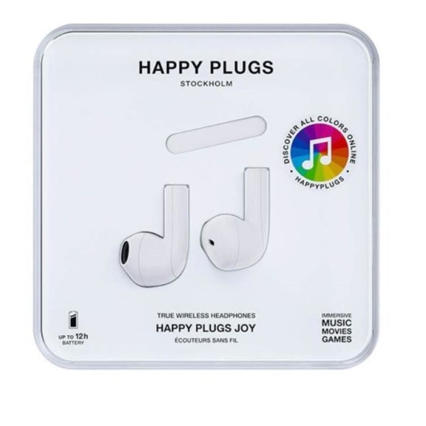 Happy Plugs Joy Headphone In-Ear TWS - valkoinen