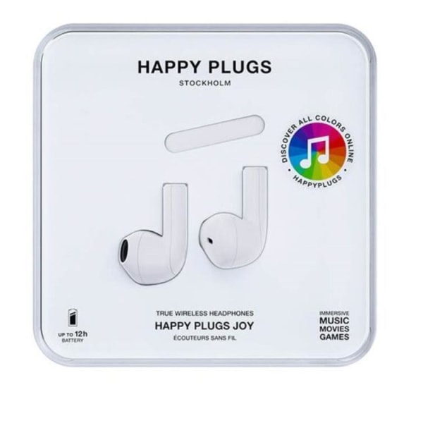 Happy Plugs Joy Hovedtelefon In-Ear TWS - Hvid