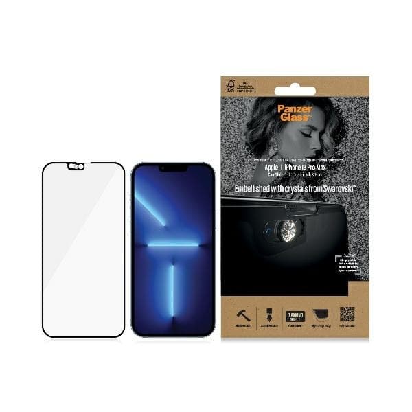 PanzerGlass iPhone 13 Pro Max Skärmskydd CamSlider - Transparent