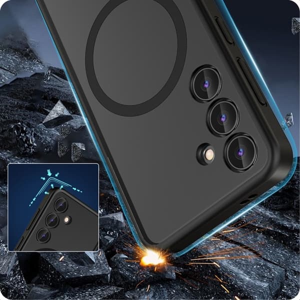 Tech-Protect Galaxy S24 Mobilcover Magsafe Magmat - Sort Svart