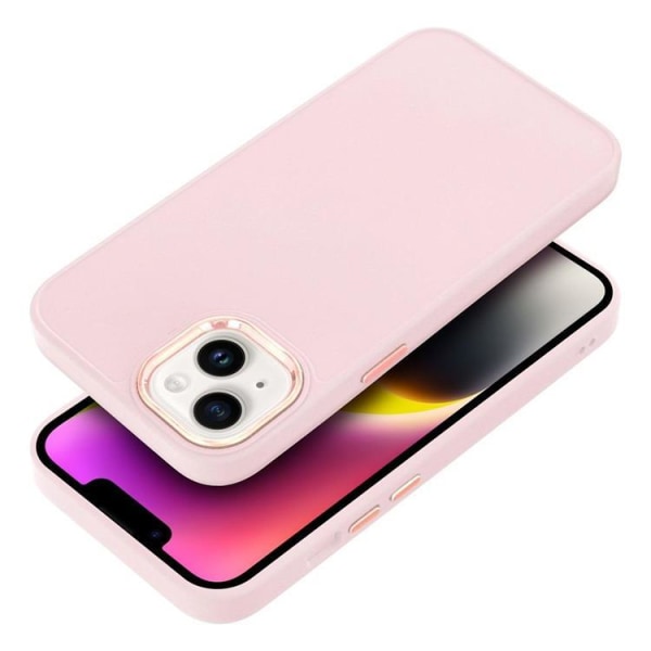 iPhone 14 Pro -matkapuhelimen suojakehys - puuterivaaleanpunainen