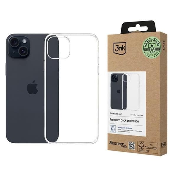 3MK Mobilskal till iPhone 14 Plus Eco - Clear Transparent
