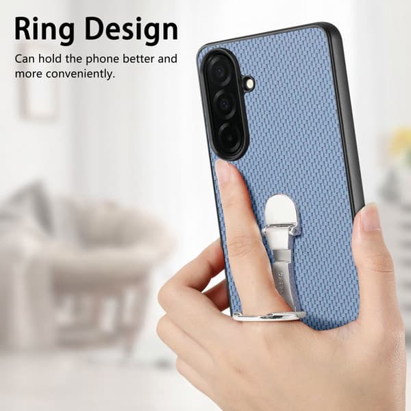 Mobilskal för Samsung Galaxy S26 Plus Kortfack Kickstand - Blå