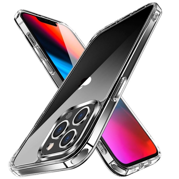 Gulnar Inte ShockProof Skal iPhone 13 Pro - Clear