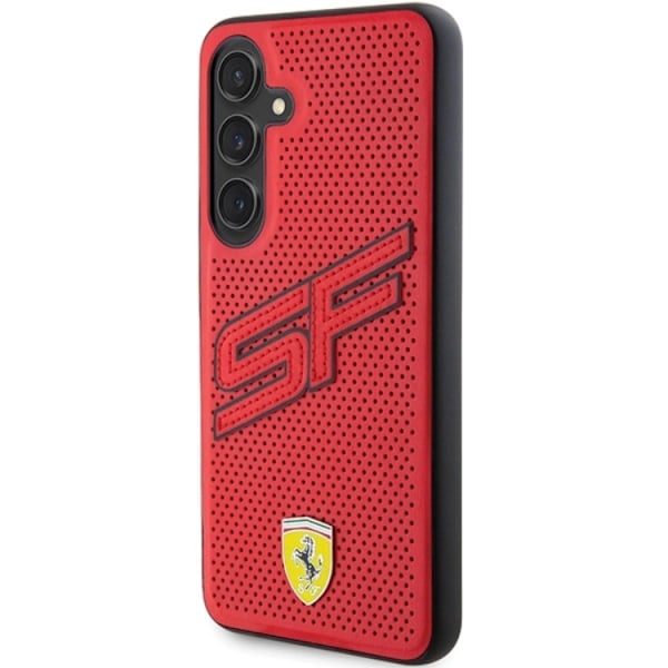 Ferrari Galaxy S24 Plus Mobilskal Big SF Perforated - Röd