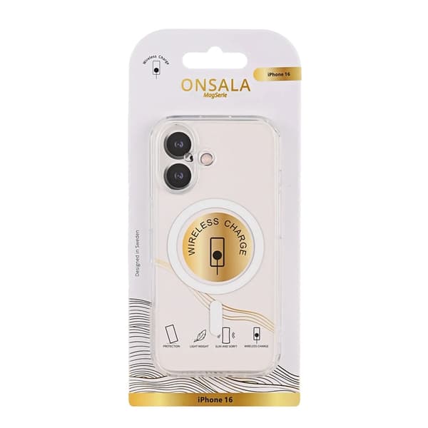 Onsala Mobilskal till iPhone 16 MagSafe TPU - Transparent Transparent