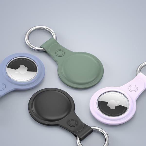 Tech Protect nøglering glidelås - Gunmetal Svart