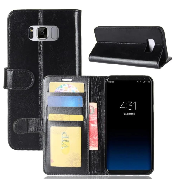 SiGN Plånboksfodral för Galaxy S8 Plus - Svart