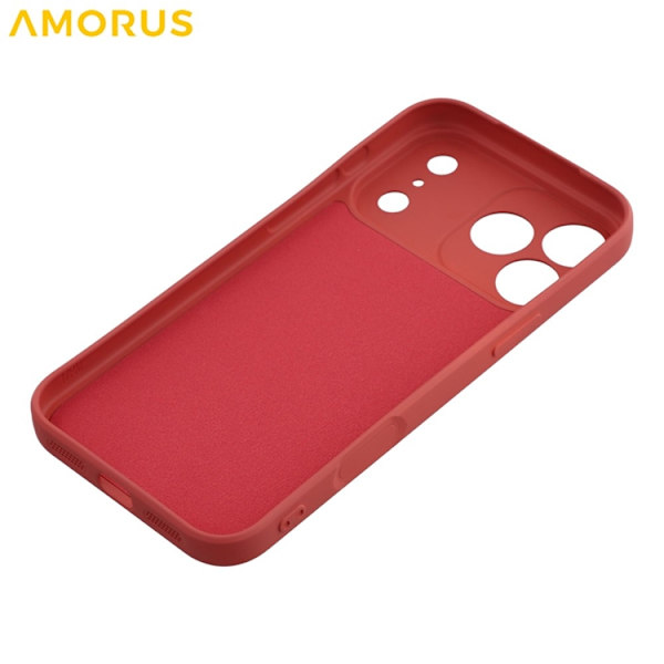 AMORUS Mobilskal till iPhone 17 Pro Max Precise Cutouts - Röd Röd