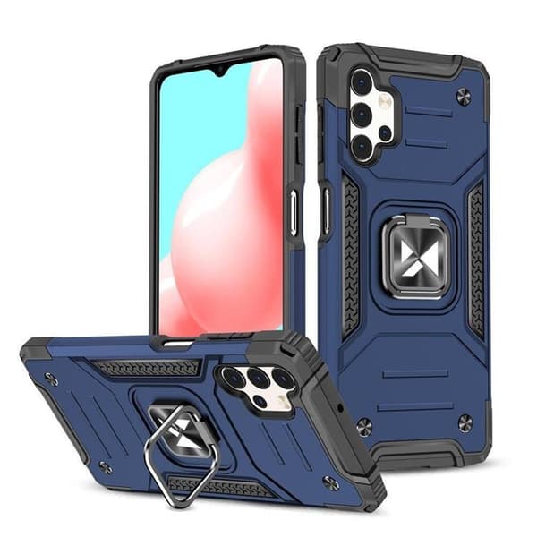Wozinsky Galaxy A13 5G Skal Ring Armor Hybrid - Blå Blå