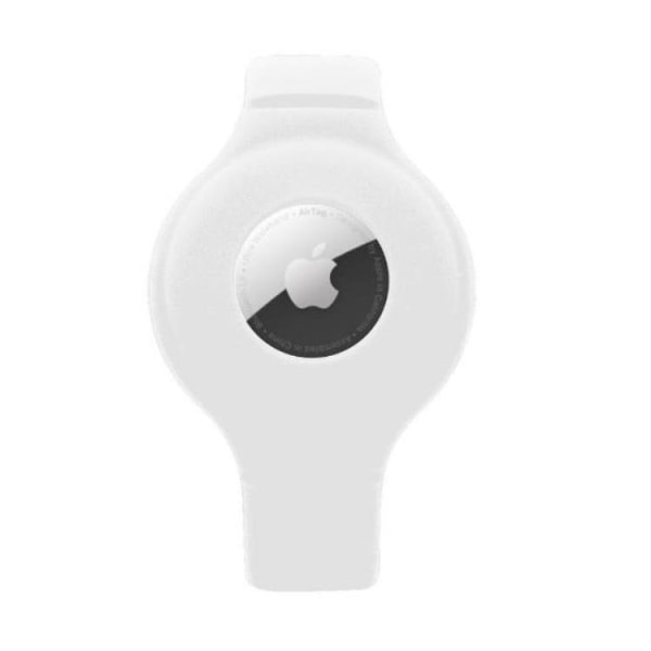 Airtag Wristband Silikon - Vit