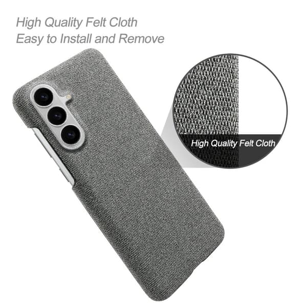 Mobilskal till Samsung Galaxy S26 / S26 Pro Klädd Textur Anti-Scratch Plast Grå