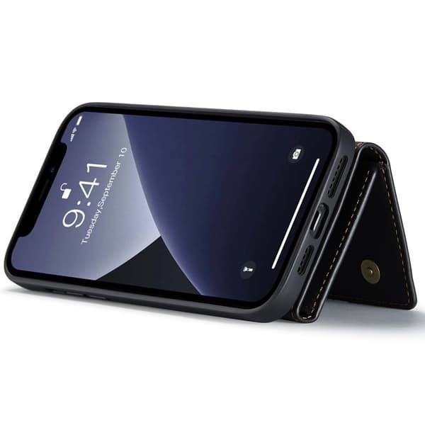 DG.MING M1 Series Mobilskal till iPhone 15 Pro Max med Ställ - Svart