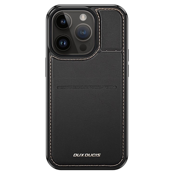 Dux Ducis iPhone 14 Pro Max Mobilskal Magsafe Korthållare Rafi Svart