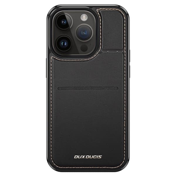 Dux Ducis iPhone 14 Pro Max Mobilskal Magsafe Kortholder Rafi Black