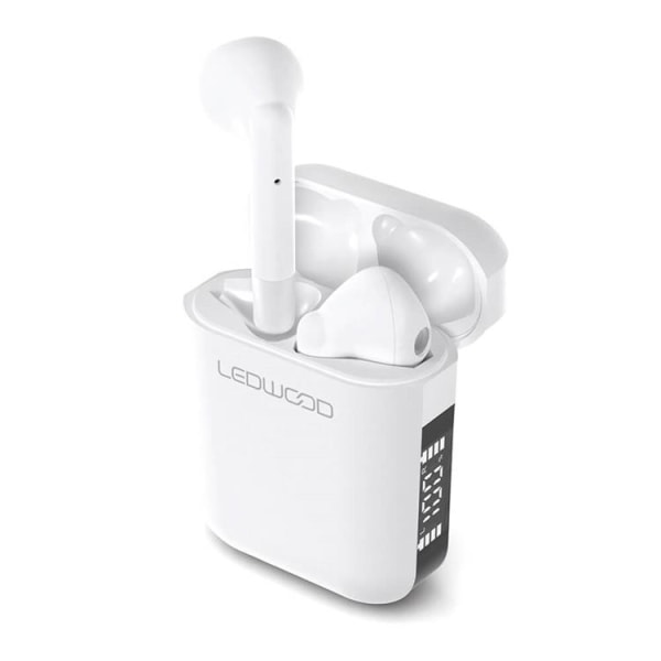 Ledwood In-Ear -kuulokkeet Apollo TWS True Wireless Mic - valkoinen