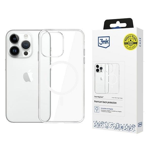 3MK Mobilskal till iPhone 14 Pro MagSafe - Clear Transparent