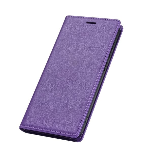 Samsung Galaxy S26 Plus Plånboksfodral Magnetisk Stängning Konstläder - Lila