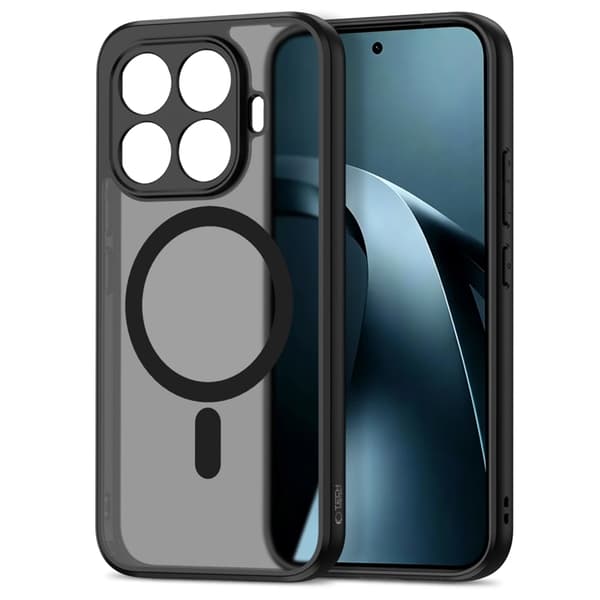 Tech-Protect Mobilskal För Xiaomi 17T MafSafe Magmat - Matt Svart