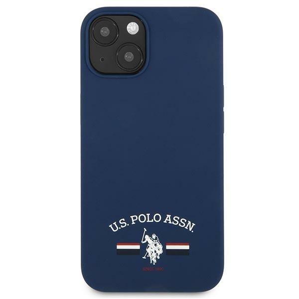 US Polo Silicone Collection Skal iPhone 13 - Navy Blå Blå