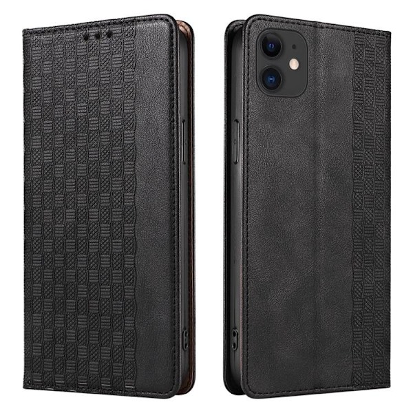 iPhone 13 Plånboksfodral Magnet Strap - Svart Svart