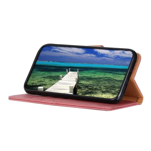 KHAZNEH OnePlus 10 Pro 5G lompakkokotelo magneettinen läppä - vaaleanpunainen
