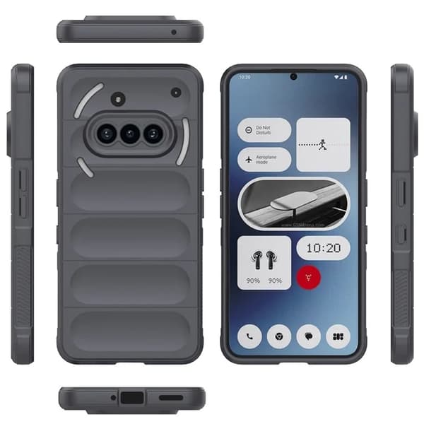Mobilskal till Nothing Phone (3a) MagSafe Rugged TPU - Grå Grå