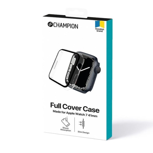 CHAMPION Full Cover Skal Apple Watch 7 41mm - Transparent