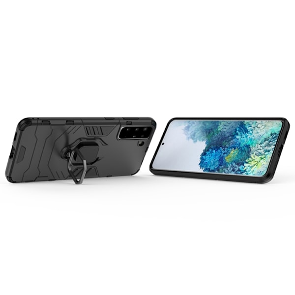 Galaxy S22 Plus Skal Ring Armor - Svart Svart