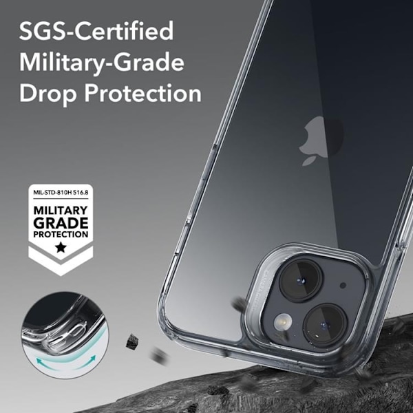 ESR iPhone 15 Plus Mobilskal Ice Shield - Clear