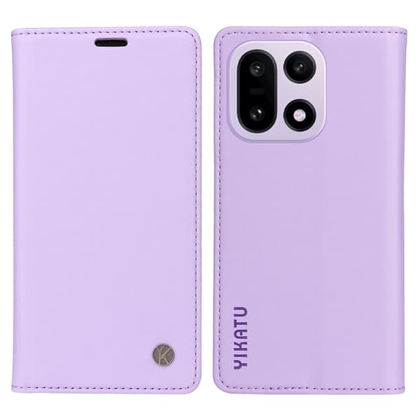 YIKATU OnePlus 15 Plånboksfodral Closure Konstläder Lila