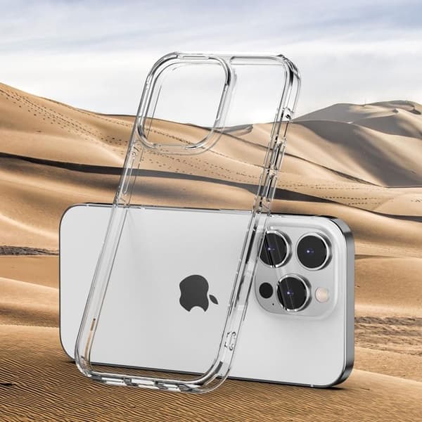 iPhone 14 Pro Max Skal Acrylic TPU - Lila Lila